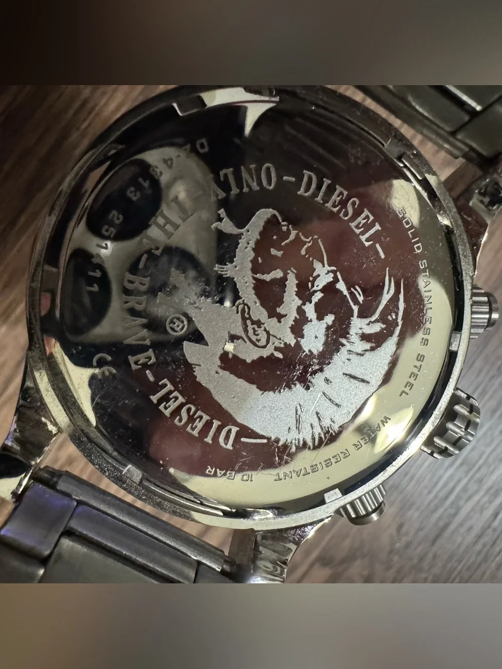 Diesel DZ4313 White Double Down Chrono 2.0 Analog Watch Needs Battery